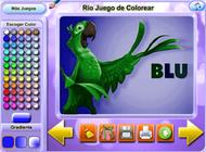 Colorea con Blu, Nigel y Jewel de Rio