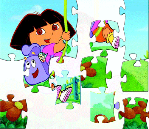 4 rompecabezas de Dora la exploradora