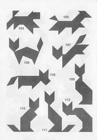 Resultado de imagen de figuras tangram 104